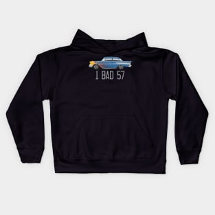 One Bad 57-Harbor Blue Kids Hoodie